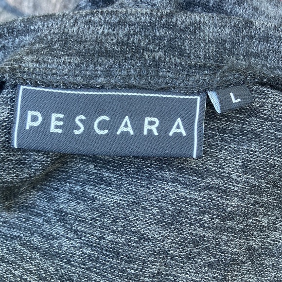 Pescara dark gray dress with pockets and rope belt sz. L - Picture 5 of 5